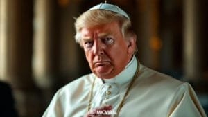 Foto Donald Trump de papa