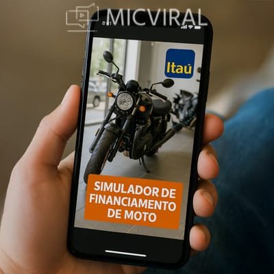 Conquiste sua moto com segurança usando o simulador de financiamento de moto do Itaú! Simulador de Financiamento de Moto
