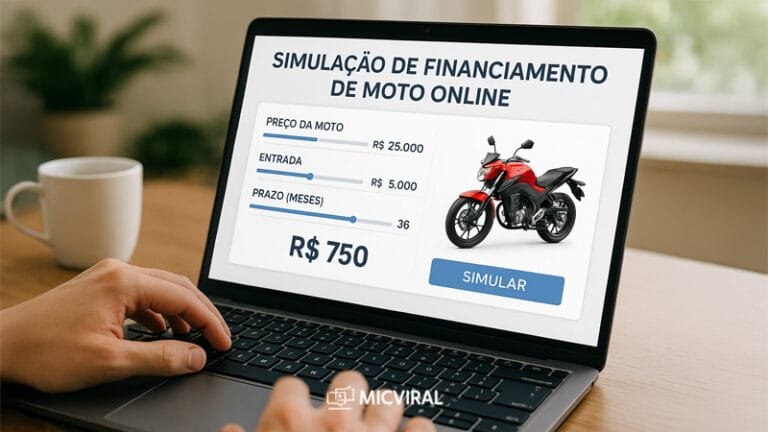 Simular Financiamento de Moto Online