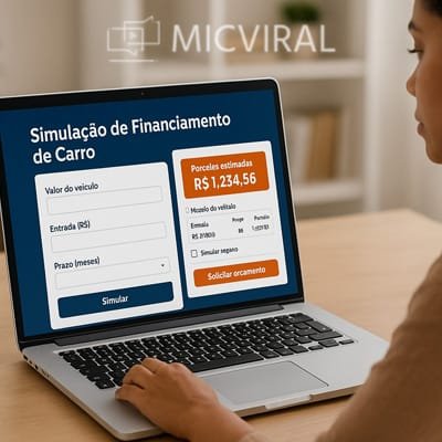 Simulação financiamento carro