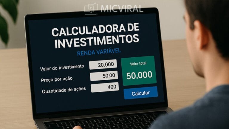 Calculadora de investimentos renda variável