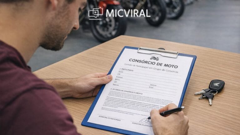 consórcio de moto vale a pena